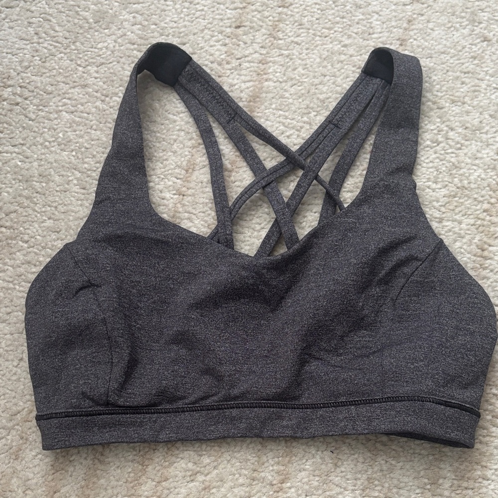 Lululemon Free to be Serene Grey Sports Bra